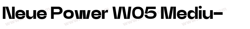 Neue Power W05 Mediu字体转换